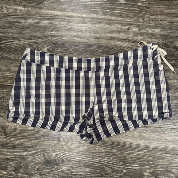 Patagonia Plaid Shorts With Tie up Side - Picture 1 of 6